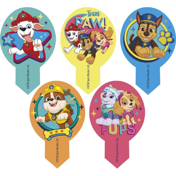 Jedlý papier záložka na muffiny Paw Patrol 20 ks 6,5×4 cm - Dekora - Dekora