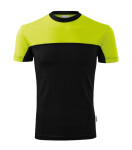 Tričko Colormix unisex limetkové 2XL