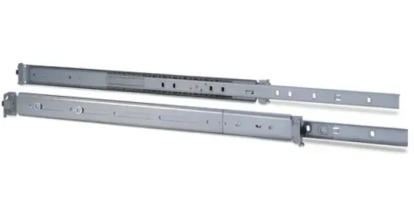 Inter-tech 18" 455 mm strieborná / Teleskopické lyžiny / 19" rack / hĺbka 500-800 mm / nosnosť 30 kg (88887220)