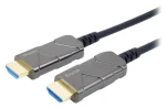 PremiumCord HDMI 2.1 optický fiber 30 m pozlátený / Kábel HDMI / Ultra High Speed / 8K 60Hz / 4K 120Hz (kphdm21x30)
