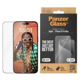 PanzerGlass Ceramic Apple iPhone 15 Pro Max s inštalačným rámčekom (2840)