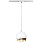 SLV 143621 svietidlo pre lištové systémy (230 V) GU10 biela, chróm; 143621