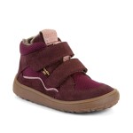 Dievčenské zimné barefoot topánky TEX WOOL Bordeaux Froddo G3110266-36W - 28