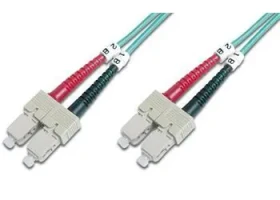 Digitus SC/SC / Optický patch kábel / Multimode 50/125 µm / OM3 / Duplex / 5 m (4016032248569)