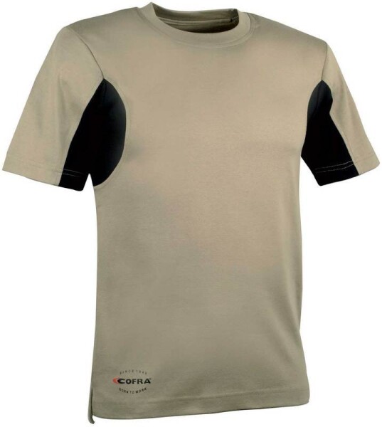Pracovné tričko COFRA GUADALUPA khaki veľkosť 4XL (CAGUADALUPA_00_4XL-B)