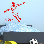 Veselá Stena Samolepka Cristiano Ronaldo Farba: hnědá, Veľkosť: 40 x 38 cm