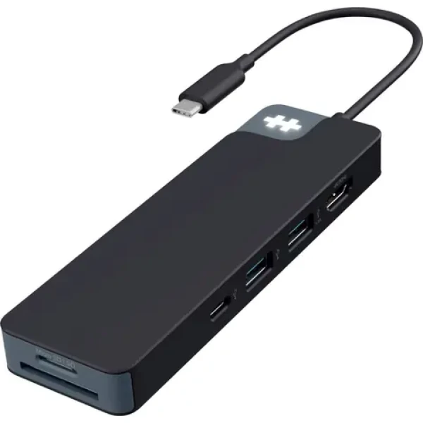 Targus HyperDriveFlex 8 Port USB-C Hub čierna / HDMI / 2x USB / USB-C 100 W PD / 3.5 mm jack / SD micro SD (HD4102BKGL)