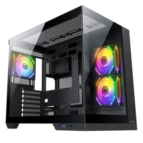 1stCool DREAMER čierna / PC skriňa / Mid Tower / USB 3.0 / USB-C / 3x 120mm ARGB fan (CT-DREAMER-AU-USB3-CA)