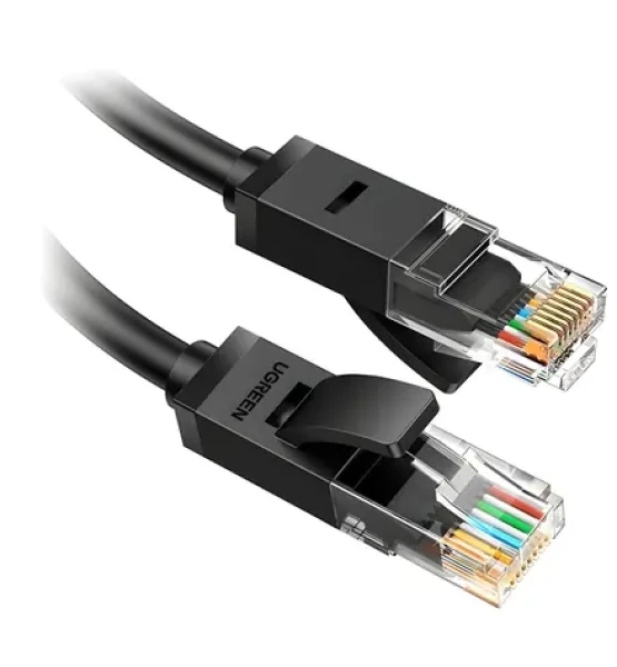Ugreen NW102 čierna / Sieťový kábel / Cat 6 UTP / RJ45 / 30 m (20168)