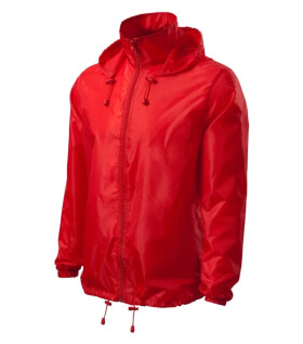 Windy unisex vetrovka červená S