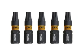 DeWalt Súprava bitov T20 / Extreme Torx / 25 mm / 5 ks (DT7381T)