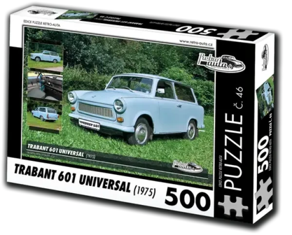RETRO-AUTA Puzzle Trabant 601 Universal (1975, č. 46)