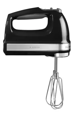 KitchenAid 5KHM9212EOB čierna / Ručný elektrický šľahač / 85 W / 9 rýchlostí / plast (5KHM9212EOB)