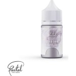Dekoratívna airbrush perleťová farba tekutá Fractal - Silver Shine (33 g) - dortis - dortis