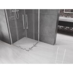 MEXEN/S - Velar Duo štvorcový sprchovací kút 80 x 80, transparent, chróm 871-080-080-02-01