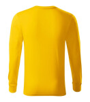 Tričko Resist LS unisex žlté 3XL