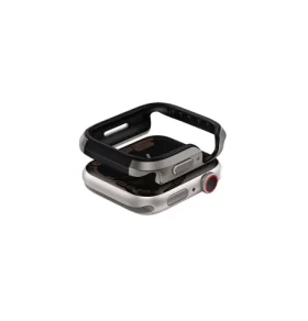 UNIQ Valencia puzdro pre Apple Watch (46mm) - TITANIUM SILVER šedá (8886463691656)