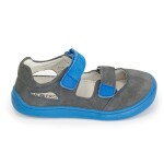 Chlapčenské sandále Barefoot TERY GREY, Protetika, sivá - 21
