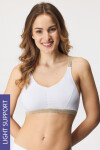 Fitness top white ELDAR Bílá