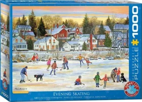 EUROGRAPHICS Puzzle Večerné korčuľovanie