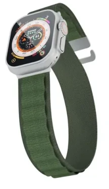 Epico Alpine Nylonový remienok pre Apple Watch 42/44/45/49mm zelená (63418141500002)