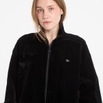 Mikina adidas Brushed Twill Oversized Firebird Track Top Utility Black M