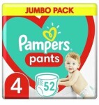 Pampers Pants 9-15kg (52ks) / Plienkové nohavičky / Veľkosť 4 (9-15kg) (DIOPMPPIE0203)