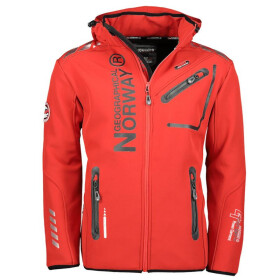 Geographical Norway Softshellová bunda Royaute 068 M WY3252H/GN/Red/Black S