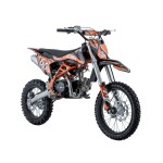 Mamido Detská benzínová motorka RamiGO ULTRA 66 125CC oranžová