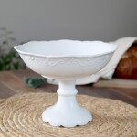 Chic Antique Porcelánová misa na nôžke Provence