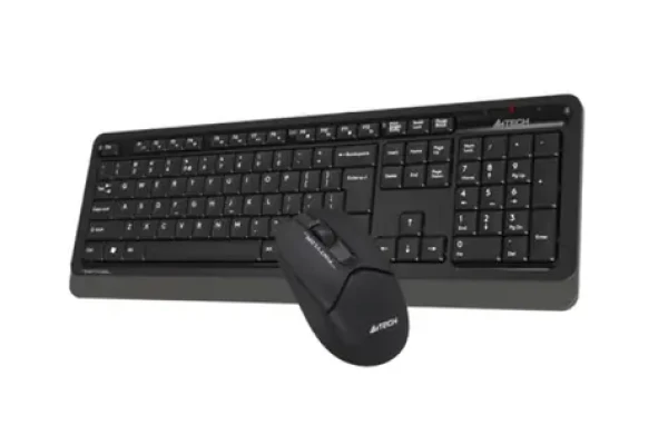 A4Tech FG1012 čierna / set bezdrôtová klávesnica + myši / CZ layout / USB-A nano prijímač 2.4GHz (FG1012-BK)