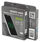 Powerbanka 10000 mAh čierna / Powerbanka / Power Delivery 20 W / bezdrôtové nabíjanie 15 W / LCD displej (PB10-WPC15M-LCD-01)