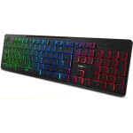 Niceboy ORYX K100 čierna / Herná klávesnica / membránová / RGB podsvietenie / USB / CZ layout (8594182424409)