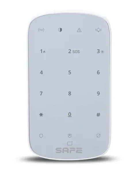 SAFE Keypad PLUS biela / Bezdrôtová dotyková podsvietená klávesnica (SAFE38050)