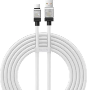 Baseus CAKW000702 Kábel USB-C (M) - USB-C (M) 2 m biela / 100W (CAKW000702)