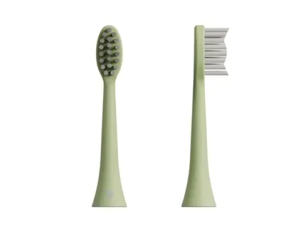 TESLA SMART Toothbrush TS200 Brush Heads zelená / náhradná hlavica / 2 ks (TSL-PC-TS200GACC)
