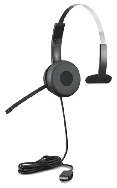Lenovo 100 Mono čierna / Drôtové slúchadlá / mono / mikrofón / USB-A (4XD1B61617)