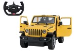 RASTAR Auto na diaľkové ovládanie R/C Jeep Wrangler Rubicon 1:14 Rastar žlté