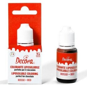 Farbenie tukov 15 g červená - Decora - Decora