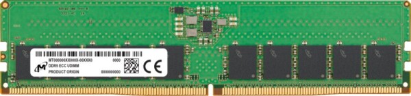 Micron Micron ECC UDIMM DDR5 16GB 1Rx8 5600MHz PC5-44800 MTC10C1084S1EC56BR