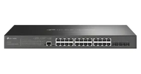 TP-LINK Omada Switch 24- Port PoE+ / Switch / L2+ Managed / 24x GLAN PoE+ / 4X SFP+ / 1U (SG3428XMP)