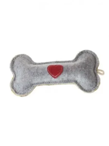 AnimALL Hračka plstená Kosť 15,5x18 cm (113885)