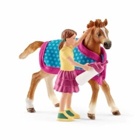 Schleich Horse Club 42361 Žriebä s dekou