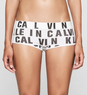 Chlapčenské nohavice QF1663E - Calvin Klein L bílá/potisk