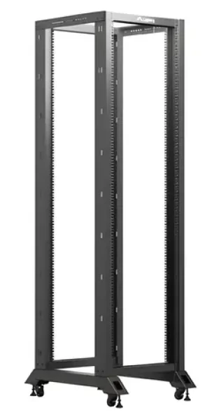 Lanberg OR01-6842-B čierna / Open rack / 19" / 42U / šírka 600mm / hĺbka 800mm (OR01-6842-B)