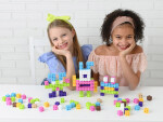 Mamido Farebné kocky Cube Pink Meli 100 dielov ZA5667
