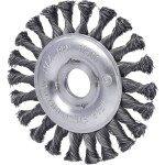 Okrúhla kefa z oceľového drôtu 0,5 mm, Ø 125 mm KS Tools 340.0043; 340.0043