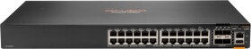 HP HPE Aruba 6300F - Switch - L3 - managed - 24 x 10/100/1000 + 4 x 1 Gigabit / 10 Gigabit / 25 Gigabit / 50 Gigabit SFP56 (Uplink / Stacking) - Front und Seite zu Hinterseite - an Rack montierbar