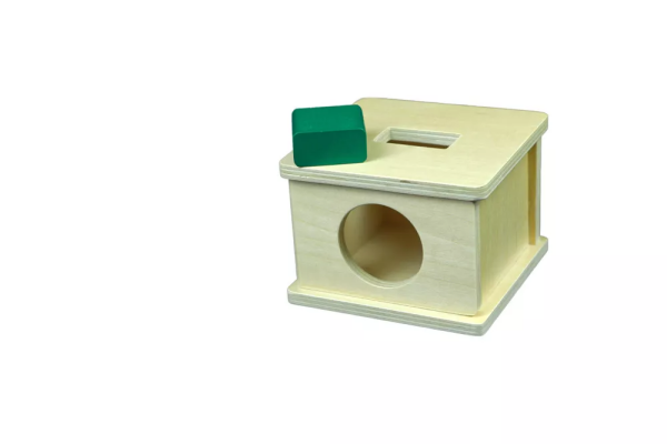 Moyo Montessori Moyo Montessori Box na vkladanie štvorbokého hranola