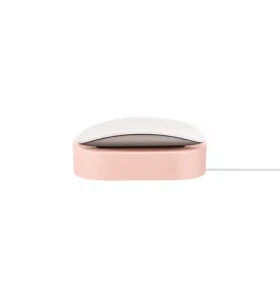 UNIQ Nova stojan na nabíjanie Apple Magic Mouse ružový (8886463684931)